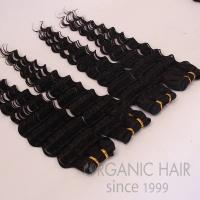 Hot sale colored curly human hair extensions !!!